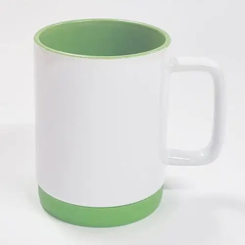 Light Green Base Sublimation Mug - simple